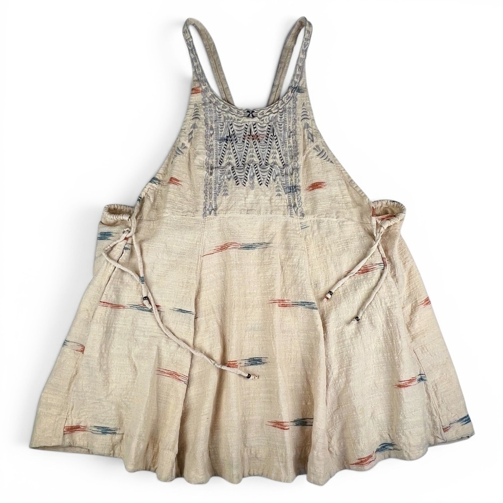 Free People Womens Sz Sm Tea Combo 100% Cotton Jumper Dress OB396810 2016 $168 - Picture 6 of 13